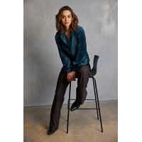 Helena Hart Blazer Lora Velours Ocean